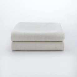 NAF NAF Couvre-lit BRENNE Naturel 180x270 Cm - Naturel -Plaid et couverture Soldes 34558512 3