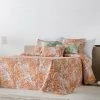 NAF NAF Couvre-lit WILD Orange 180x270 Cm - Orange -Plaid et couverture Soldes 34558773 1