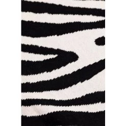 Couverture Plaid En Coton Marty SKLUM Coton - Zebra Print -Plaid et couverture Soldes 34638845 5