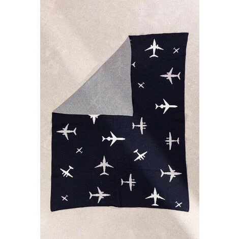 Couverture Plaid En Coton Univers Kids SKLUM Coton - Bleu Cobalto 7 Couverture Plaid En Coton Univers Kids SKLUM Coton - Bleu Cobalto – Image 5