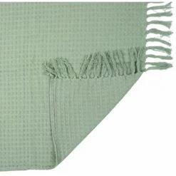 Paris Prix - Jeté De Canapé "gaufré" 130x160cm Vert D'eau -Plaid et couverture Soldes 34842098 3