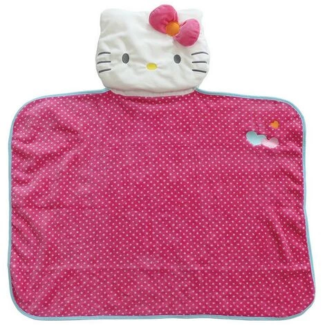 CIJEP Hello Kitty Baby Couverture Plaid +/- 78x76 Cm - Rose 3 CIJEP Hello Kitty Baby Couverture Plaid +/- 78x76 Cm - Rose