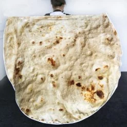 HAPPYSHOPPING Couverture Tortilla Couverture Mexicaine Taco,couverture Burrito 1 Diametre 100cm -Plaid et couverture Soldes 34931137 3