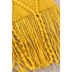 Couverture Plaid Gradd SKLUM Polyester - Moutarde 11 Couverture Plaid Gradd SKLUM Polyester - Moutarde -Plaid et couverture Soldes 34977924 5