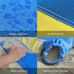 THSINDE Couverture De Plage, Coussin De Couverture De Plage Sans Sable 108 "x 84" Pour Empêcher Le Sable, Adapté Pour 5-8 Adultes, Très Grand Tapis D'extérieur Léger, Adapté Pour Les Voyages De Camping Et La Randonnée 11 THSINDE Couverture De Plage, Coussin De Couverture De Plage Sans Sable 108 "x 84" Pour Empêcher Le Sable, Adapté Pour 5-8 Adultes, Très Grand Tapis D'extérieur Léger, Adapté Pour Les Voyages De Camping Et La Randonnée -Plaid et couverture Soldes 35012651 5