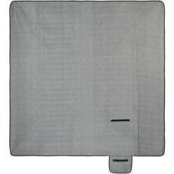 Relaxdays Couverture Pique-nique XXL, 200x200 Cm, Tapis De Plage Polaire, Isolation Thermique, Imperméable, Anse, Gris -Plaid et couverture Soldes 35078337 2