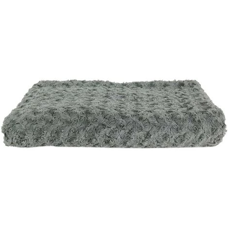 THE HOME DECO FACTORY Plaid Doux Gris Foncé 120 X 150 Cm Gris - Gris Foncé 4 THE HOME DECO FACTORY Plaid Doux Gris Foncé 120 X 150 Cm Gris - Gris Foncé – Image 2