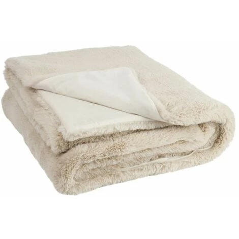 Paris Prix - Plaid Imitation Fourrure "cutie" 130x180cm Gris 4 Paris Prix - Plaid Imitation Fourrure "cutie" 130x180cm Gris – Image 2