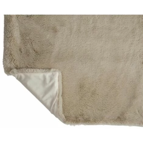 Paris Prix - Plaid Imitation Fourrure "cutie" 130x180cm Gris 6 Paris Prix - Plaid Imitation Fourrure "cutie" 130x180cm Gris – Image 4