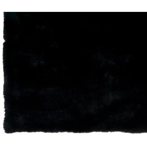 Paris Prix - Plaid Imitation Fourrure "cutie" 130x180cm Noir 5 Paris Prix - Plaid Imitation Fourrure "cutie" 130x180cm Noir – Image 3