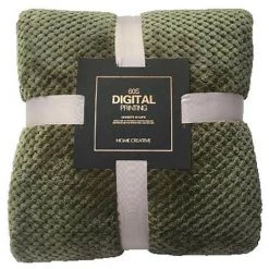 MALLOMNE Couverture De Lit Molletonn��e �� Carreaux Doux Et Chaud, Grandes Couvertures En Flanelle �� Mailles ��paisses Et Respirantes -Plaid et couverture Soldes 35543608 2