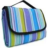 ILOVEMILAN Couverture De Pique-nique Imperméable, Coussin Portable Avec Poignée, Adaptée Aux Voyages D'été En Camping Sur La Plage, Rayures Bleues, 150*150 Cm -Plaid et couverture Soldes 35847377 1
