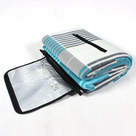 ILOVEMILAN Tapis De Pique-nique En Velours Simple Face, Tapis De Pique-nique Imperméable Et Résistant à L'humidité, Couverture De Pique-nique Pliable, Utilisé Pour Le Camping Plage (pliable Dans Un Sac), Bleu, 150*180cm 4 ILOVEMILAN Tapis De Pique-nique En Velours Simple Face, Tapis De Pique-nique Imperméable Et Résistant à L'humidité, Couverture De Pique-nique Pliable, Utilisé Pour Le Camping Plage (pliable Dans Un Sac), Bleu, 150*180cm – Image 2