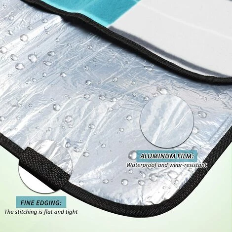 ILOVEMILAN Tapis De Pique-nique En Velours Simple Face, Tapis De Pique-nique Imperméable Et Résistant à L'humidité, Couverture De Pique-nique Pliable, Utilisé Pour Le Camping Plage (pliable Dans Un Sac), Bleu, 150*180cm 6 ILOVEMILAN Tapis De Pique-nique En Velours Simple Face, Tapis De Pique-nique Imperméable Et Résistant à L'humidité, Couverture De Pique-nique Pliable, Utilisé Pour Le Camping Plage (pliable Dans Un Sac), Bleu, 150*180cm – Image 4