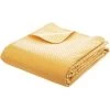 ATMOSPHERA, CRÉATEUR D'INTÉRIEUR Dessus De Lit 240x260 Dolce Ocre + 2 Taies - Jaune -Plaid et couverture Soldes 36204871 1