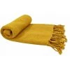 RIDEAUDISCOUNT Fouta, Jeté De Lit, Plaid 100% Coton 120 X 150 Cm Avec Franges Jacquard Motif Chevrons Ton Sur Ton Jaune - Jaune 1 RIDEAUDISCOUNT Fouta, Jeté De Lit, Plaid 100% Coton 120 X 150 Cm Avec Franges Jacquard Motif Chevrons Ton Sur Ton Jaune - Jaune -Plaid et couverture Soldes 36220445 1