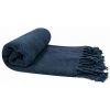 RIDEAUDISCOUNT Fouta, Jeté De Lit, Plaid 100% Coton 120 X 150 Cm Avec Franges Jacquard Motif Chevrons Ton Sur Ton Bleu Foncé - Bleu 2 RIDEAUDISCOUNT Fouta, Jeté De Lit, Plaid 100% Coton 120 X 150 Cm Avec Franges Jacquard Motif Chevrons Ton Sur Ton Bleu Foncé - Bleu -Plaid et couverture Soldes 36220454 1