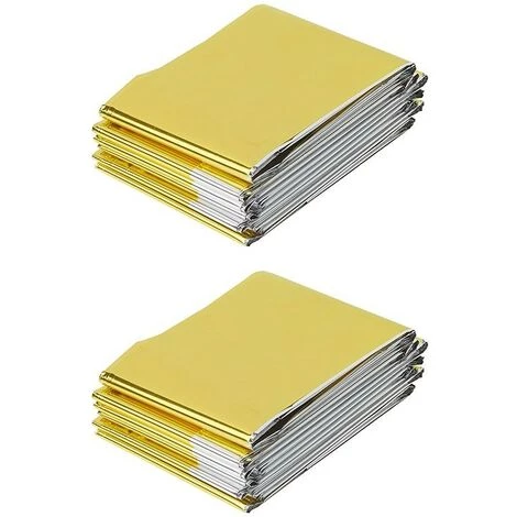 KSX Couverture De Survie 2 Pièces 160x210cm 3 KSX Couverture De Survie 2 Pièces 160x210cm