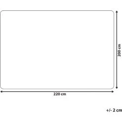 BELIANI Plaid En Acrylique Marron 220x200cm - Marron -Plaid et couverture Soldes 36668168 3