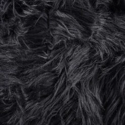 BELIANI Plaid En Acrylique Noir 220x200cm - Noir -Plaid et couverture Soldes 36668222 3