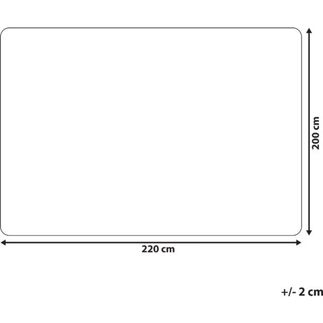 BELIANI Plaid En Acrylique Marron 220x200cm - Marron 5 BELIANI Plaid En Acrylique Marron 220x200cm - Marron – Image 3