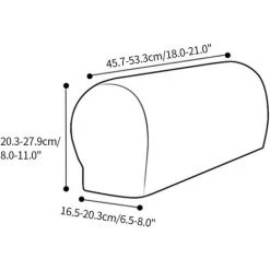 BRIDAY 2 Pièces Couvres D'Accoudoir De Canapé Souple Housse De Bras De Fauteuil Antidérapant Couvre Accoudoirs Elastique Housse De Canapé Protection - Gris Foncé -Plaid et couverture Soldes 36814638 4