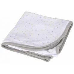 Paris Prix - Couverture Bébé En Coton "ciel" 75cm Gris