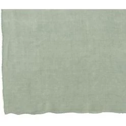 Paris Prix - Plaid Déco Uni "bord Court" 150x200cm Bleu Vert -Plaid et couverture Soldes 36891120 2