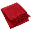 Paris Prix - Plaid Uni à Franges "lilia" 150x150cm Rouge 2 Paris Prix - Plaid Uni à Franges "lilia" 150x150cm Rouge -Plaid et couverture Soldes 36892598 1