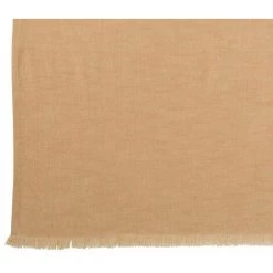 Paris Prix - Plaid Déco En Coton "irrégulier" 130x170cm Orange -Plaid et couverture Soldes 36892816 2