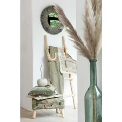 Paris Prix - Plaid Déco Uni "bord Court" 150x200cm Vert Olive -Plaid et couverture Soldes 36892818 3