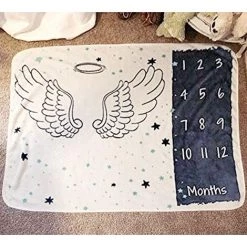 Kueatily Couverture Pour Bébé Milestone Photographie Props Couverture Pour Nouveau-né à 12 Mois Tapis Doux Ultra Confortable 70x105cm (Ange) 10 Kueatily Couverture Pour Bébé Milestone Photographie Props Couverture Pour Nouveau-né à 12 Mois Tapis Doux Ultra Confortable 70x105cm (Ange) -Plaid et couverture Soldes 36992731 4