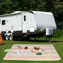 BARES G Tapis De Pique Nique étanche à L'humidité, Couverture De Camping, Vert Imperméable Non Absorbant Pour Les Voyages En Famille à L'extérieur Disponible En Plusieurs(145 * 200cm) 9 BARES G Tapis De Pique Nique étanche à L'humidité, Couverture De Camping, Vert Imperméable Non Absorbant Pour Les Voyages En Famille à L'extérieur Disponible En Plusieurs(145 * 200cm) -Plaid et couverture Soldes 37036460 3