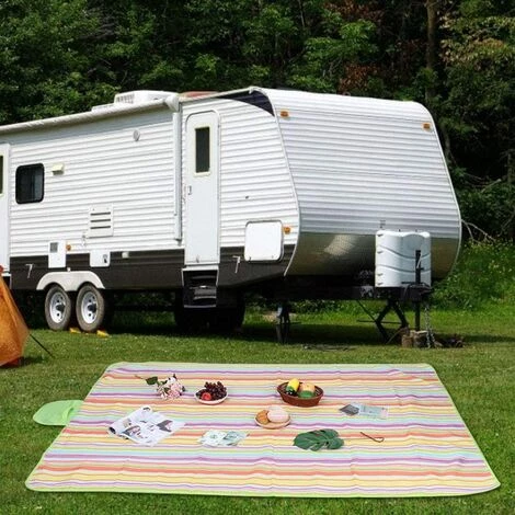BARES G Tapis De Pique Nique étanche à L'humidité, Couverture De Camping, Vert Imperméable Non Absorbant Pour Les Voyages En Famille à L'extérieur Disponible En Plusieurs(145 * 200cm) 5 BARES G Tapis De Pique Nique étanche à L'humidité, Couverture De Camping, Vert Imperméable Non Absorbant Pour Les Voyages En Famille à L'extérieur Disponible En Plusieurs(145 * 200cm) – Image 3