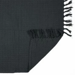 Paris Prix - Jeté De Canapé "gaufré" 130x160cm Gris Anthracite -Plaid et couverture Soldes 37042009 3