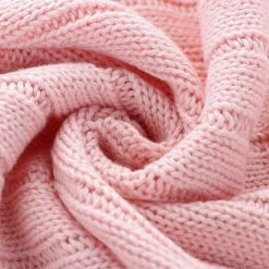 Kueatily Couverture En Tricot 100% Coton Doux Avec Pompons Et Pompons, Hypoallergénique, Pour Canapé/lit-90 X 90 Cm (Rose) 9 Kueatily Couverture En Tricot 100% Coton Doux Avec Pompons Et Pompons, Hypoallergénique, Pour Canapé/lit-90 X 90 Cm (Rose) -Plaid et couverture Soldes 37154074 3