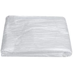 ASUPERMALL 100Pcs Couvre-Lit Jetables Couvre Les Draps De Lit De Massage Spa Film Impermeable Transparent -Plaid et couverture Soldes 37270811 2