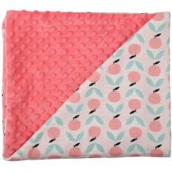 INSULAR Couverture A Pois Pour Bebe Insulaire 43,3 * 31,5 Pouces Couvertures De Reception Pour Bebe Unisexe En Coton Doux Et En Peluche Douces Pour La Peau Pour Lit De Poussette De Lit Voyage Orange, Modele: Orange - Modele : Orange -Plaid et couverture Soldes 37462822 3