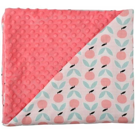 INSULAR Couverture A Pois Pour Bebe Insulaire 43,3 * 62,2 Pouces Couvertures De Reception Pour Bebe Unisexe En Coton Doux Et En Peluche Douces Pour La Peau Pour Lit De Poussette De Lit Voyage Orange, Modele: Orange - Modele : Orange 5 INSULAR Couverture A Pois Pour Bebe Insulaire 43,3 * 62,2 Pouces Couvertures De Reception Pour Bebe Unisexe En Coton Doux Et En Peluche Douces Pour La Peau Pour Lit De Poussette De Lit Voyage Orange, Modele: Orange - Modele : Orange – Image 3