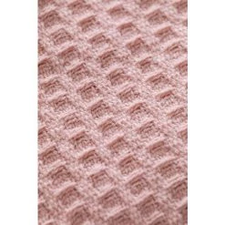 Couverture En Coton Gaufré (150x220 Cm) Bimba SKLUM Coton - Rose Noisette -Plaid et couverture Soldes 37531801 3