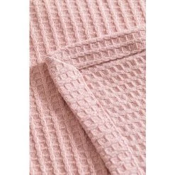 Couverture En Coton Gaufré (150x220 Cm) Bimba SKLUM Coton - Rose Noisette -Plaid et couverture Soldes 37531801 4
