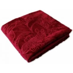 ENJOY HOME Plaid Flanelle Jacquard 125x150 Cm CANOA - ROUGE -Plaid et couverture Soldes 37825033 3