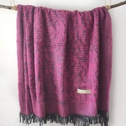 NAF NAF Plaid TYLOU Fuchsia 130x170 Cm