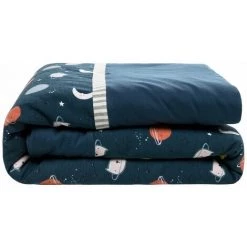 Insular SU5010 110 * 130cm Couette Chaude En Coton Pour Bebe Couverture Douce Et Confortable Couverture Lavable Detachable Avec Motif De Plantes Spatiales Pour Garçons FillesEspace Et Planetes Multicolores, Modele:Espace Et Planetes Multicolores