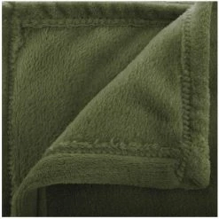 Atmosphera - Plaid Flanelle Vert Kaki 180 X 230 Cm - Vert Kaki 5 Atmosphera - Plaid Flanelle Vert Kaki 180 X 230 Cm - Vert Kaki -Plaid et couverture Soldes 39438000 2