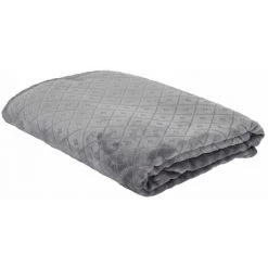 Paris Prix - Plaid Déco "embossé" 140x200cm Gris