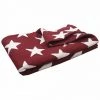 MEUBLETMOI Plaid Réversible Coton Rouge, Motif étoiles 100 X 150 Cm - EDITH 6705 - Rouge 1 MEUBLETMOI Plaid Réversible Coton Rouge, Motif étoiles 100 X 150 Cm - EDITH 6705 - Rouge -Plaid et couverture Soldes 39645974 1