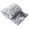 ENJOY HOME Plaid Fausse Fourrure Doublée Polaire 125x150 Cm LOU - GRIS -Plaid et couverture Soldes 39931393 1