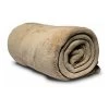 Soleil D'Ocre 510047 Couverture Polaire Polyester/Microfibre Ecru/Taupe 180 X 220 Cm