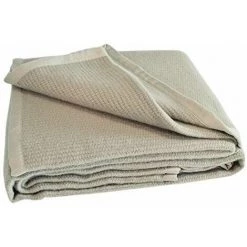 TOISON D'OR Astéria Couverture Lambswool Ficelle 240 X 300 Cm